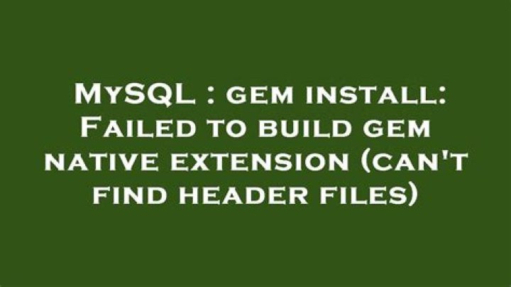 Unable to install gem - Failed to build gem native extension - cannot load such file -- mkmf (LoadError)