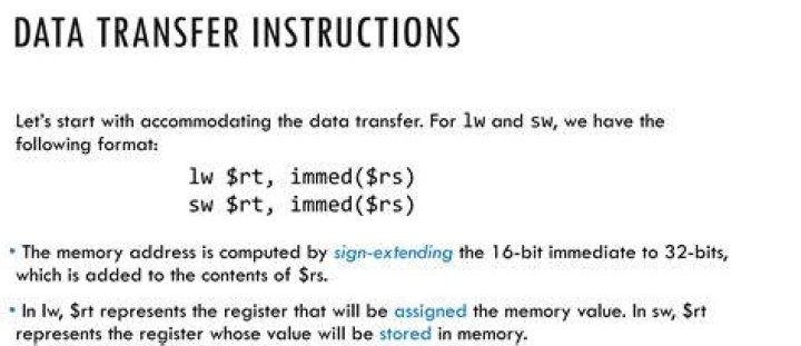 Understanding how `lw` and `sw` actually work in a MIPS program