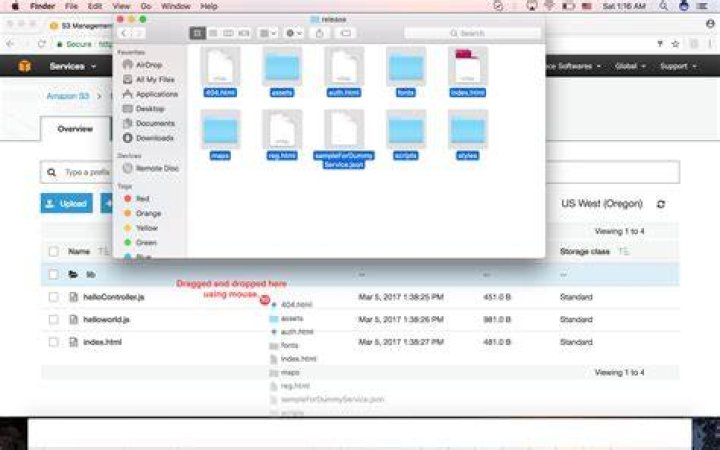 Upload folder with subfolders using S3 and the AWS console