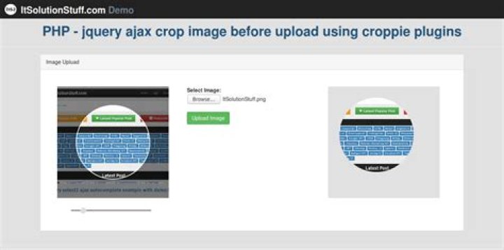 Using Croppie - Simple Example