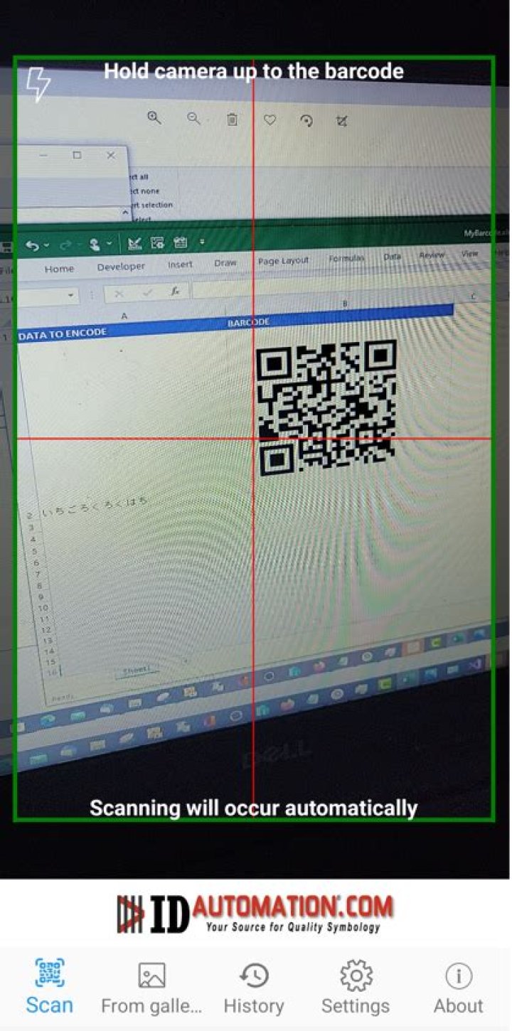UTF-8 QR Code