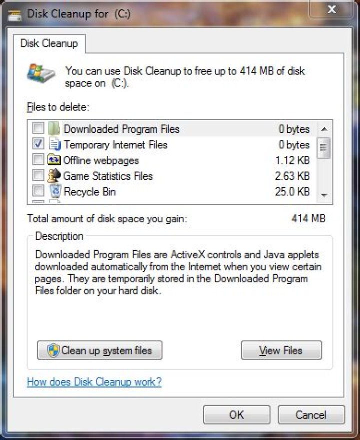 What can I safely delete from the 