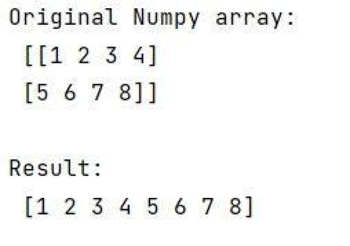 What does -1 mean in numpy reshape?