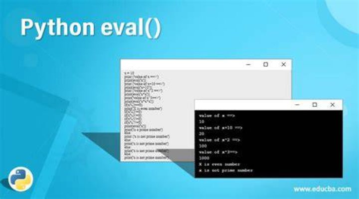 What does Python's eval() do? 