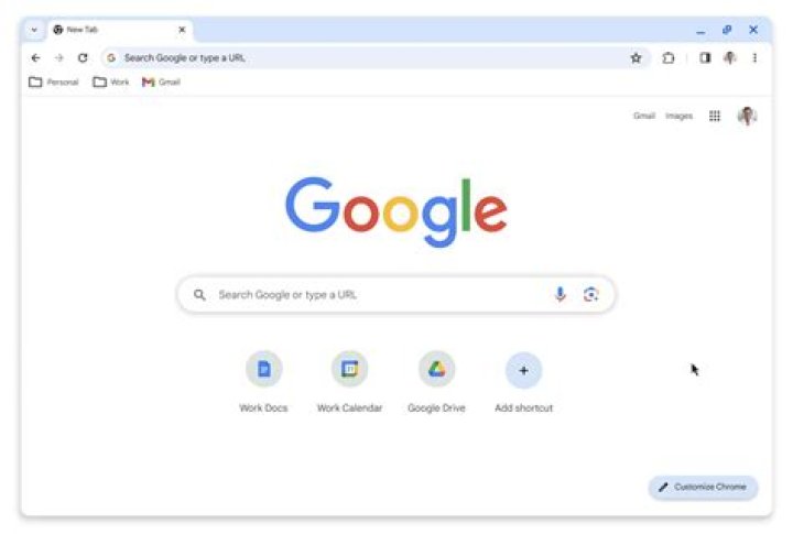 What font is used by Google Chrome on its user interface?