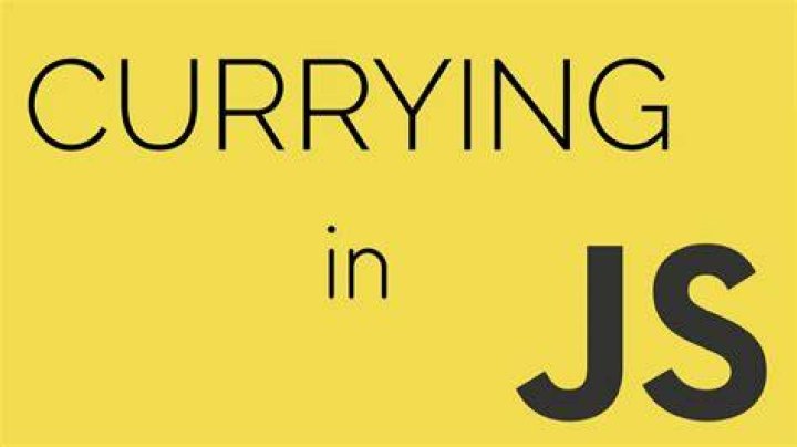 What is 'Currying'?