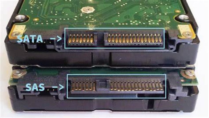 What is a SAS disk and what cable does it use?