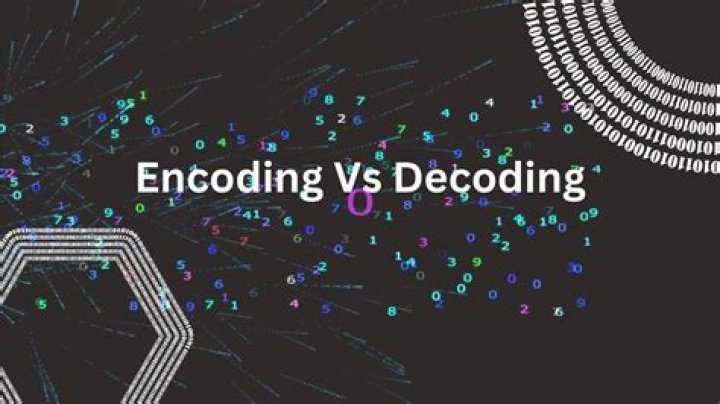 What is the difference between encode/decode?