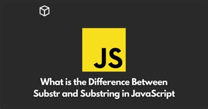 What is the difference between substr and substring?