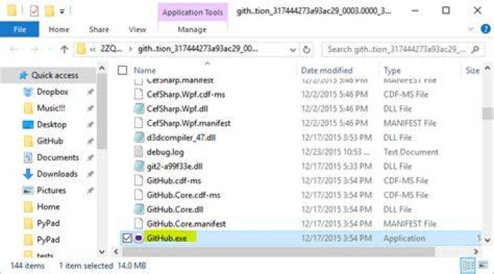 Where is git.exe located?