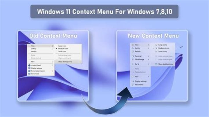Which special variables are available when writing a shell command for a context menu