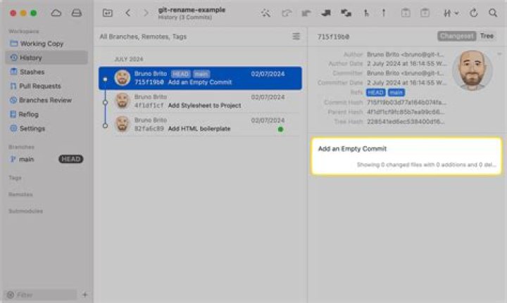 Why can't I push an empty commit?