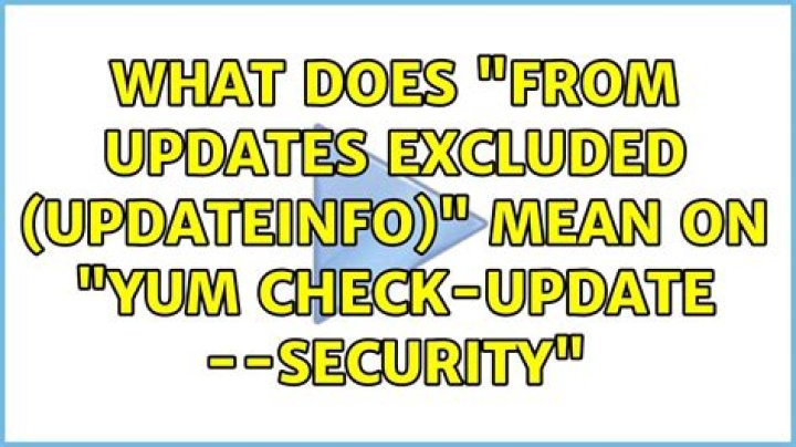Why does yum updateinfo not show all updates?