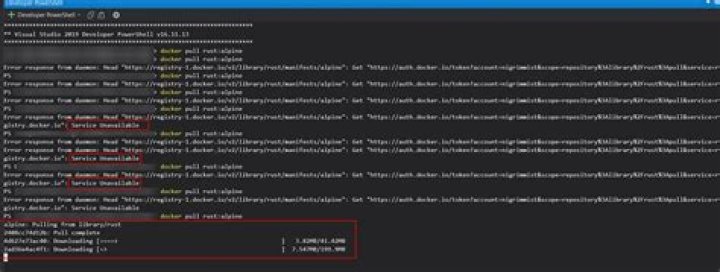 Why is docker-compose failing with ERROR internal load metadata suddenly?