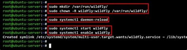 wildfly as systemd service