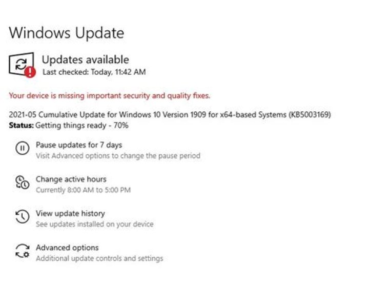 Windows 10 Upgrade Failure