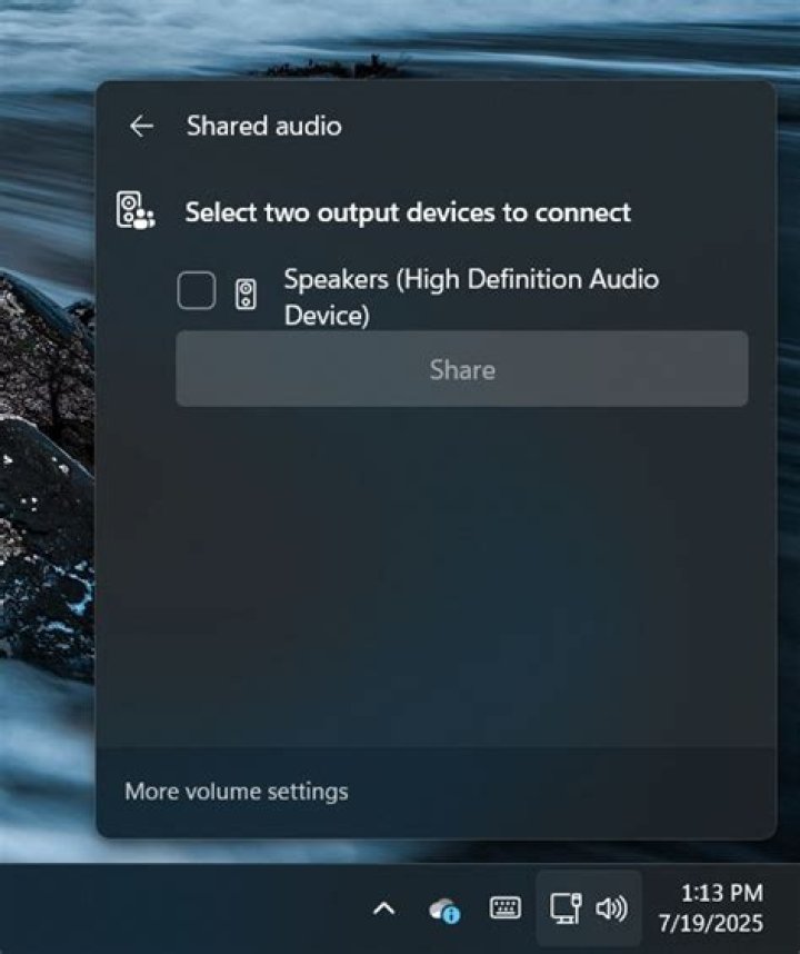 Windows Audio Devices