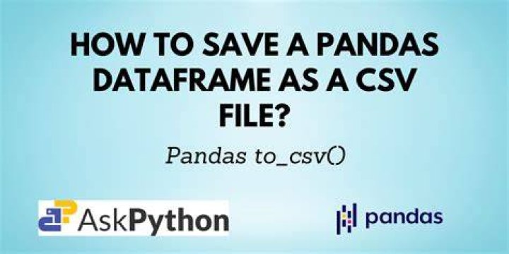 Writing a pandas DataFrame to CSV file